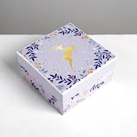 A set of gift boxes 6 in 1 "Tenderness", 10 x 10 x 6 - 20 x 20 x 11 cm, New Year-10
