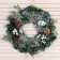 New Year's wreath D-30 cm "Cozy fairy tale" Berries in the snow cones