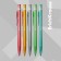 Mechanical pencil with Erichkrause "Spring", NV, Grifel D = 0.7 mm, in the box, mix