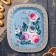 Tray with Zhostovskaya painting, 24 x 20 cm