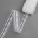 Curtain tape, organza, 4 cm, 10 ± 1 m, transparent/white color