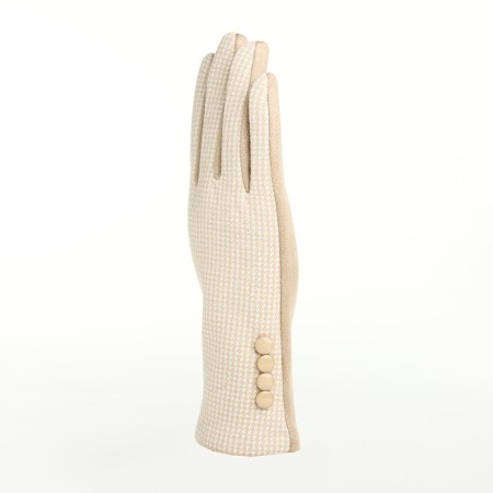 Gloves are female, dimensionless, without insulation, beige color-2