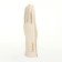 Gloves are female, dimensionless, without insulation, beige color