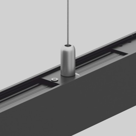 Mount for the cable, 1 pc, technical tra004hp-21b, 3x0.5x3.5 cm, black color is black-3