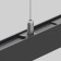 Mount for the cable, 1 pc, technical tra004hp-21b, 3x0.5x3.5 cm, black color is black