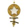 Set for creativity - create a Christmas tree decoration "Star with snow"