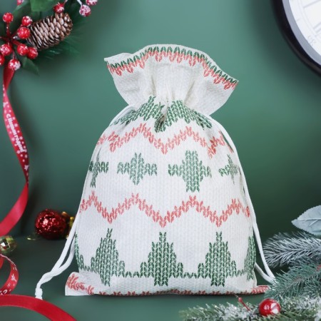 Gift bag "Knitted Motives", 22 x 31 cm