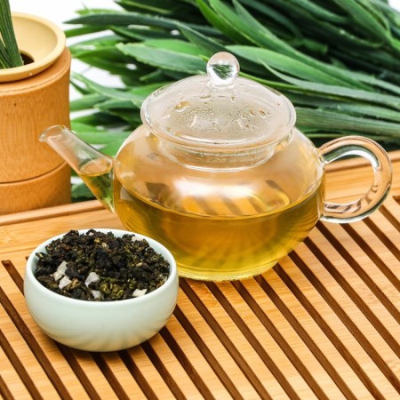 Chinese green tea "Ulun Persikovy", 50 g-4