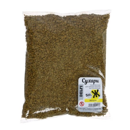 Curre delfi panic, for winter fishing, speedy, yellow, bloodworm, 500 g