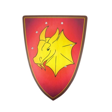 Wooden triangular shield "Dragon"-2