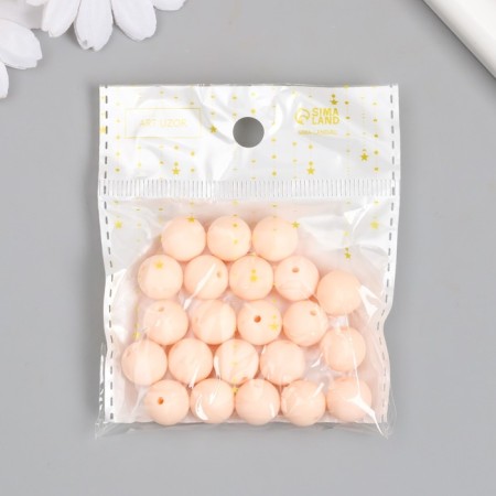 Beads for creativity Plastic "Fail" matte d = 1.2 cm set 20 grams-3