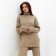 Women's costume mist (sweater and trousers), beige, p. L (48-50)