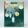 Laminated vertical "Christmas tree composition", MS 18 x 23 x 10 cm, New Year
