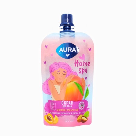 AURA gift set: Body scrub, 100ml + hand and body lotion, 100 ml-2