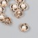 Decor for creativity plastic for metal "heart with pearls" 1.4x1.6 cm