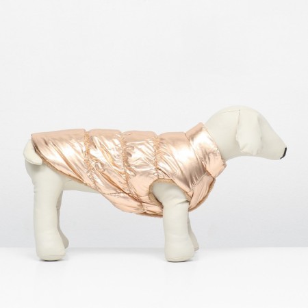 Dog jacket "Shine", S (DS 25, OG 37, Osh 24 cm, up to 5 kg), bronze-1