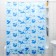 The bathroom curtain "Dolphins", 180 × 180 cm, polyethylene, blue color