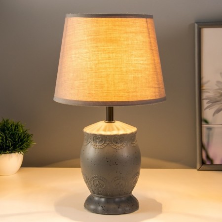 Aurika table lamp E14 40W gray 20x20x31cm Risalux-1