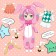 A book with a paper doll “Dress the doll. Anime Doll ", A5, 24 pp., Anime