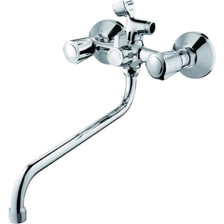 Bath mixer Rush Pioneer Pi7950-51, two-wound, long spout, chrome