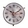 Quartz clock, D-6.5 cm, 1AAA, discrete move