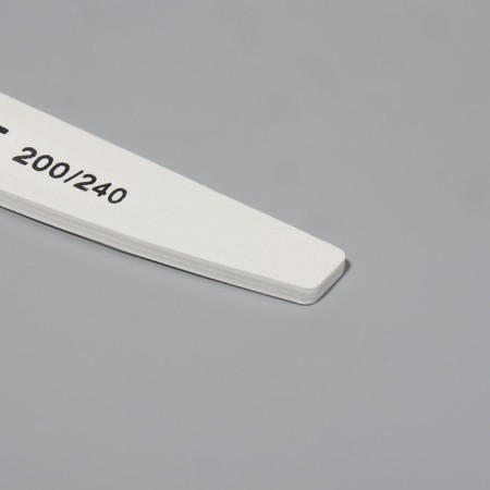 File - emery, abrasiveness 200/240, 18 cm, packing 20 pcs, white color-4
