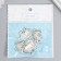 Decor for creativity Metal "Frowned Elephant" Silver Set 5 pcs 2.1x2.8x0.4 cm