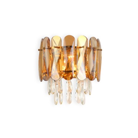 Wall lamp with a crystal Ambrella Light, Traditional, TR5078, E14, Color Gold