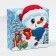 Folding box "Snowman", 25 x 25 x 10 cm, new year