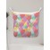 Organizer in a bath on suction cordial fences, for storing toys and trifles, size 33x39 cm
