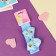 Hair bandage "chosen" bow peas shine, 16x3 cm, blue