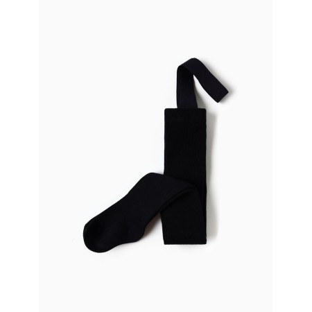Children's tights with Minaku straps, height 62-68 cm, black