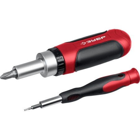 Reversible screwdriver bison 25042, with nozzles 41 pcs.-2