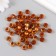 Beads for creativity Plastic "Golden Lights. Ball" set of 20 g 1x1x0.8 cm