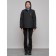 Ski jacket female, size 42, black color