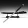 Souvenir weapon "Katana on the stand", black scabbard, 100 cm, mix
