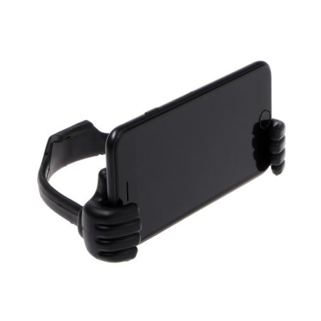 Luazon phone stand, in the form of hands, adjustable width, black-2