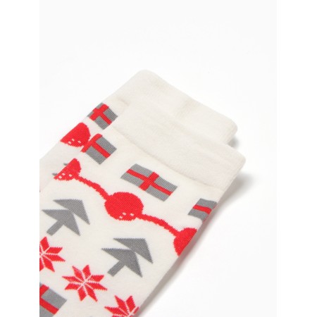 Women's socks "New Year's assorted" NZHNG7759-11, color mix, river 36-40-1