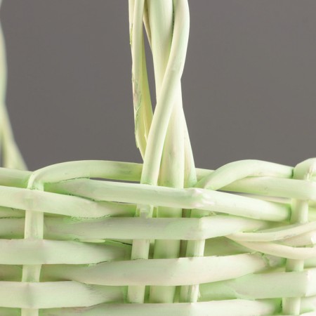 Set of baskets, d24x13/26 cm, d18x11/23 cm, 2 pcs, green, willow-4
