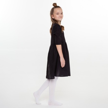 Pantyhose children, white color, height 116-122 cm-4