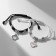 Bracelets "Demetrons" Poodles, Color, 7 cm