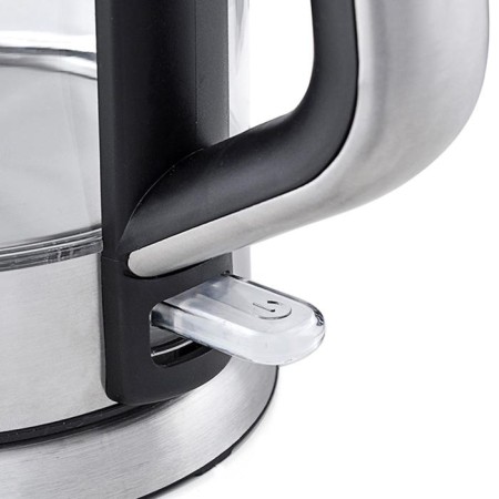 Electric kettle KitFort KT-617, glass, 1.5 l, 2200 W, auto shutdown, silver-2