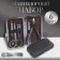 Manicure set, 5 items, in case, black color
