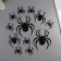 Stick Plastic "Spiders" set 12 pcs 3 sizes