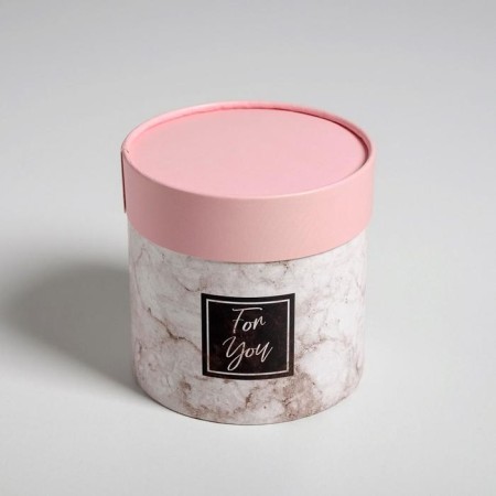A set of boxes of thin cardboard 2 in 1, gift packaging, “marble”, 12 x 12, 15 x 15 cm-4