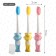 Children's toothbrush on the suction cup “Bear”, with a protective cap (nylon), color mix