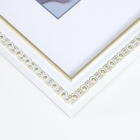 Photo frame Plastic "Kame" 21x30 cm, white-2