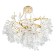 Payetki chandelier 8xg9 gold 60x60x50-90cm Bayerlux