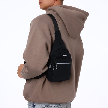 Ryukzak-Sling, 16*8*32, 2 lightning department, 1 n/k, black-7