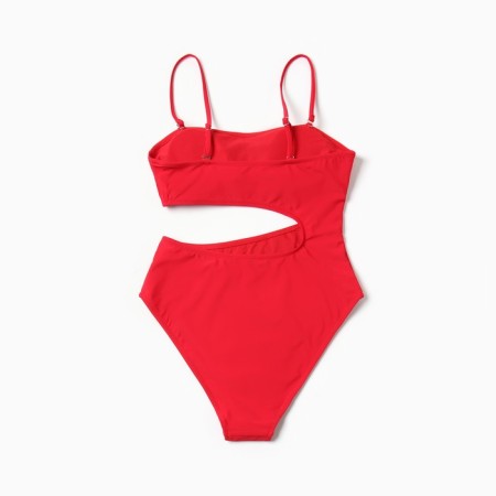 Swimsuit Asselled female minku color red, size 46-8